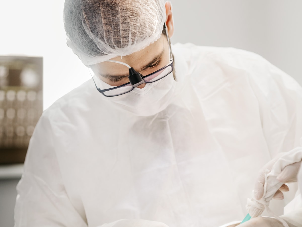 Dentist treating a patient at SmileCare Dental